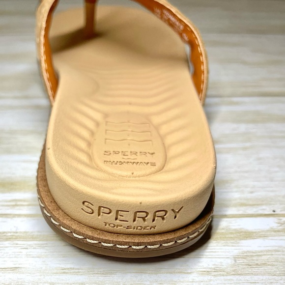 NIB Sperry Women Waveside Plushwave Brown (Tan) Flip Flops Size 5 - Picture 5 of 8